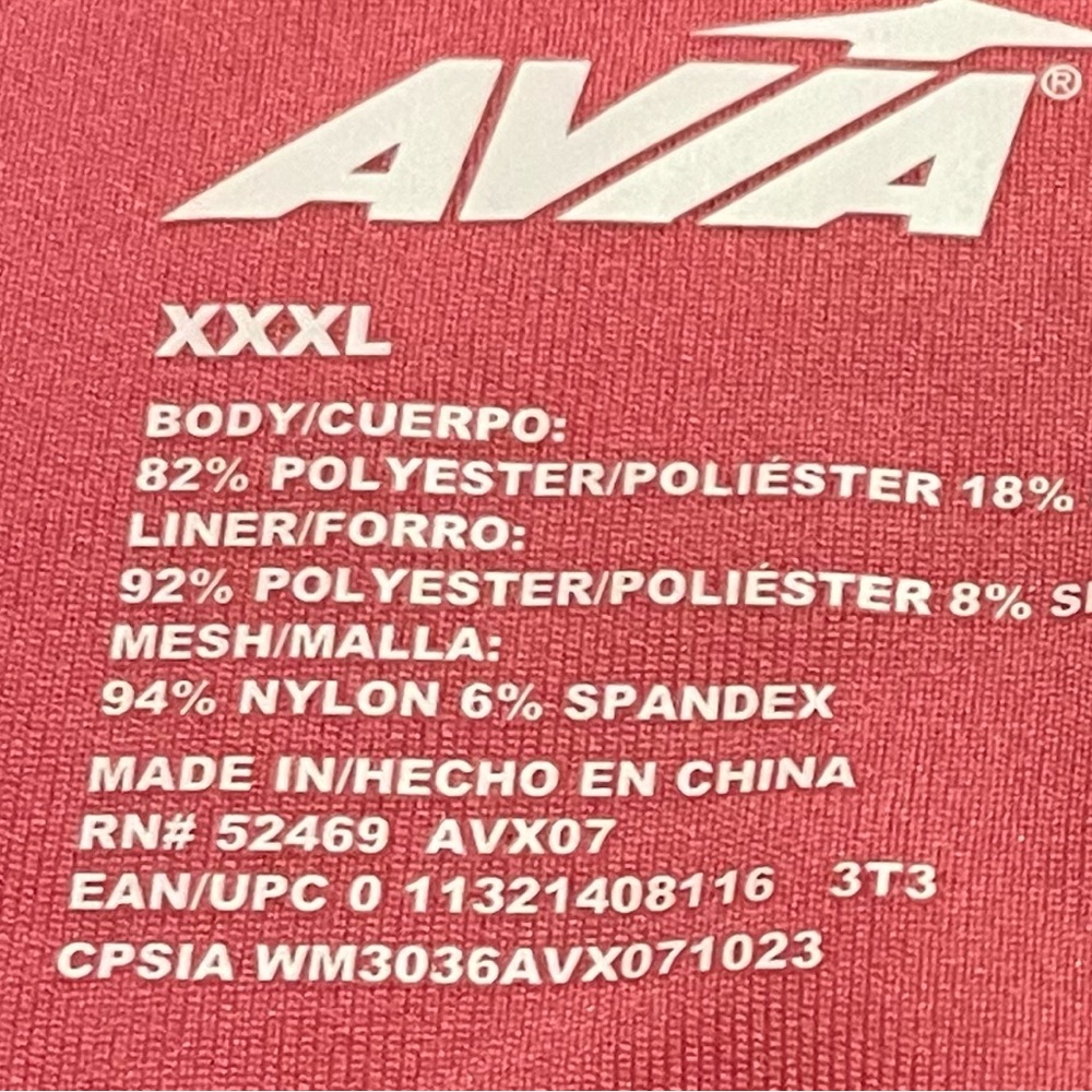 EUC Avia Women's Pink Sports Bra with Razorback Size XXXL - Picture 5 of 6
